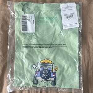 NWT - Life is Good Dog Gone T Shirt - Size M